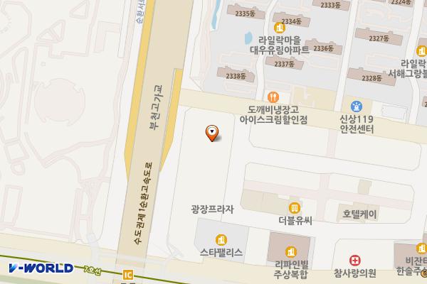 부천 디아뜨갤러리4차 위치 지도 — 경기도 부천시 원미구 길주로77번길 19-45