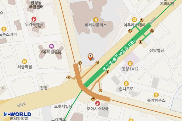 마포 세아타워 위치 지도 — 서울특별시 마포구 양화로 45