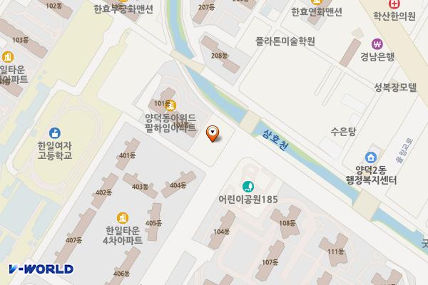 창원 메트로스퀘어5 위치 지도 — 경상남도 창원시 마산회원구 양덕서로 47