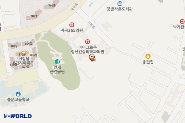 강남 케이투코리아 위치 지도 — 서울특별시 강남구 자곡로 174-14
