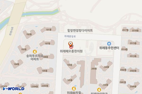 송파 위례아이온스퀘어 위치 지도 — 서울특별시 송파구 위례광장로 188