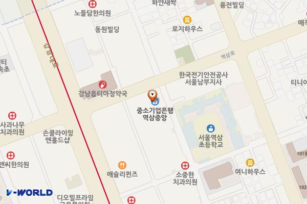 강남 현죽빌딩 위치 지도 — 서울특별시 강남구 역삼로 114