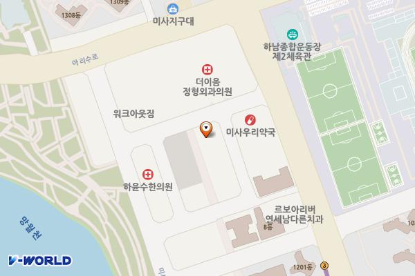 하남 성산타워플러스 위치 지도 — 경기도 하남시 미사강변중앙로204번길 45