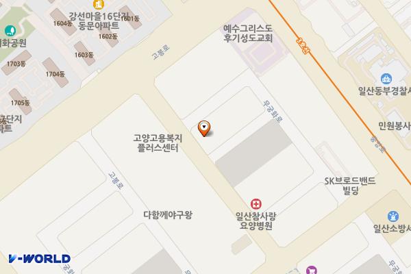 고양 남정씨티프라자7차 위치 지도 — 경기도 고양시 일산동구 고봉로 32-19
