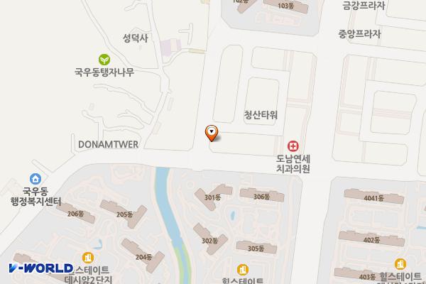 대구 위너프라자1 위치 지도 — 대구광역시 북구 도남중앙로7길 20-4