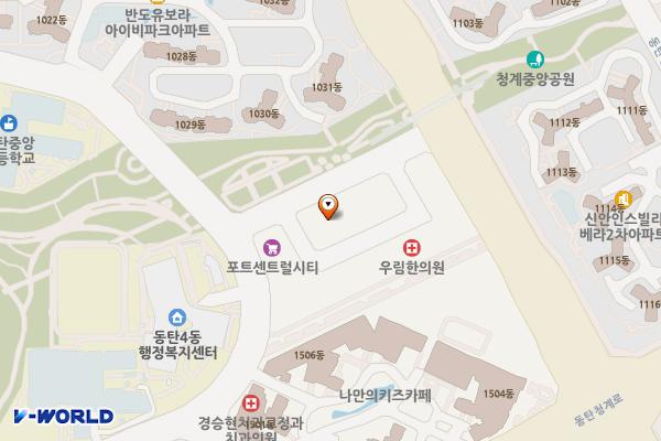 동탄 헤븐리원빌딩 위치 지도 — 경기도 화성시 동탄구 동탄대로시범길 148-54
