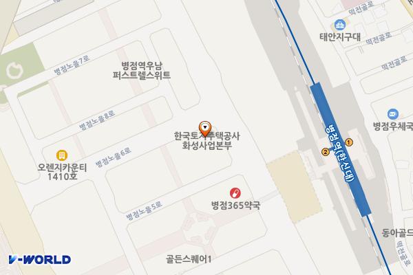 화성 병점메트로타워 위치 지도 — 경기도 화성시 병점구 병점노을6로 30