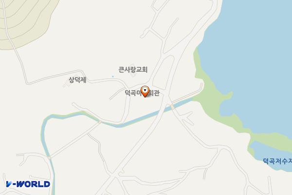 덕곡마을회관 위치 지도 — 경상남도 밀양시 부북면 덕곡2길 53