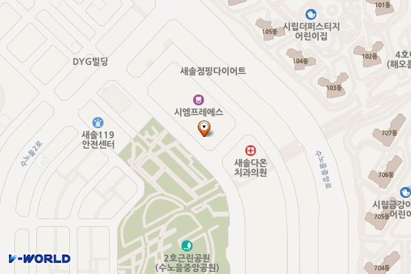 화성 로제비앙스퀘어 위치 지도 — 경기도 화성시 만세구 꽃내음1길 17