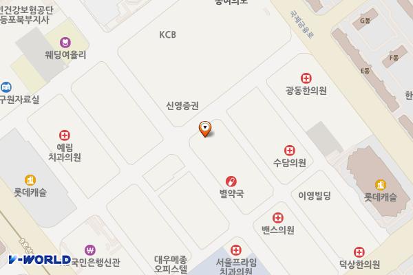 여의도 중앙빌딩 위치 지도 — 서울특별시 영등포구 국제금융로8길 19