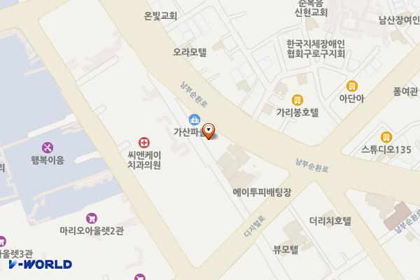 금천 램킨푸르지오시티 위치 지도 — 서울특별시 금천구 벚꽃로56길 182