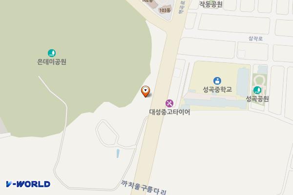 부천시장애인종합복지관 부설주차장 위치 지도 — 경기도 부천시 오정구 역곡로 367