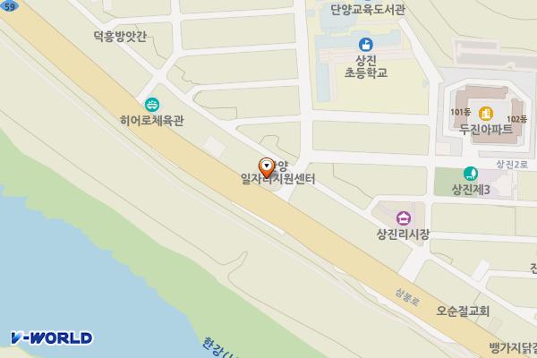 단양 모텔베니스 위치 지도 — 충청북도 단양군 단양읍 삼봉로 111