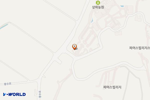 고창 상하농원 파머스빌리지(급속) 위치 지도 — 전북특별자치도 고창군 상하면 자룡리 1000