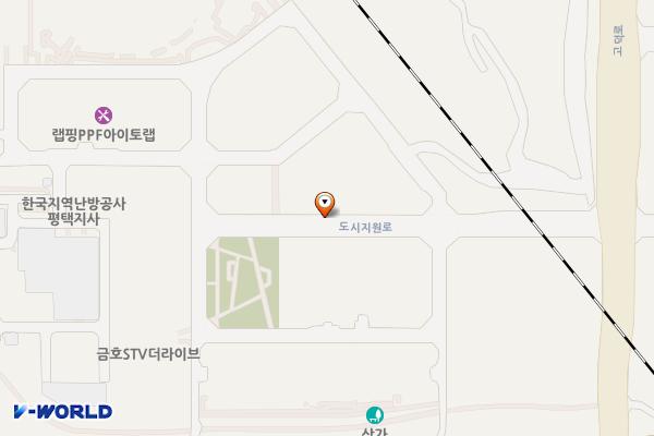 고덕에스타워프라임 위치 지도 — 경기도 평택시 고덕면 도시지원1길 111