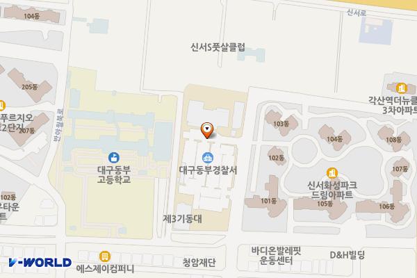대구 동부경찰서 위치 지도 — 대구광역시 동구 반야월북로 209