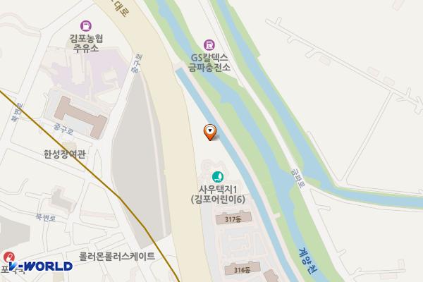 HD현대오일뱅크 김포셀프주유소 위치 지도 — 경기도 김포시 김포대로 970