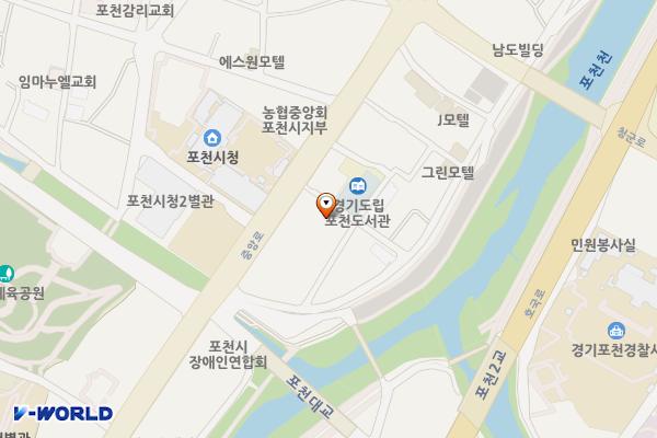 신읍1통 제2자투리(쌈지)주차장 위치 지도 — 경기도 포천시 신읍동 33-25