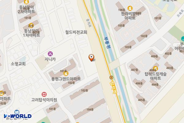천지연스퀘어 B2 위치 지도 — 경기도 의정부시 충의로 25