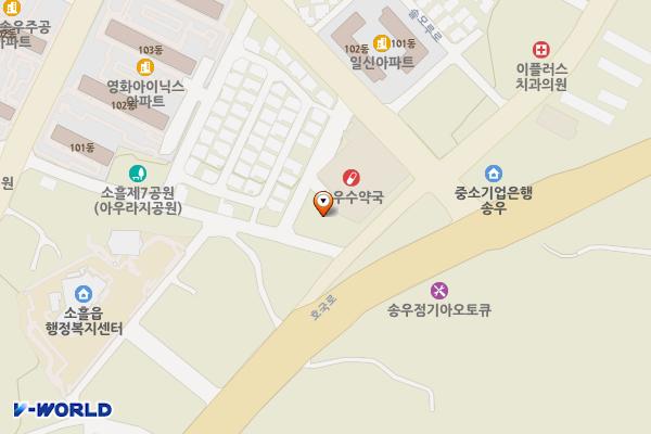 솔모루로 제2공영주차장 위치 지도 — 경기도 포천시 소흘읍 송우리 730-63