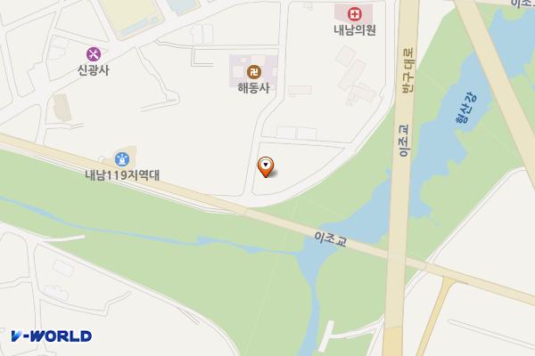 내남소통한마음센터 위치 지도 — 경상북도 경주시 내남면 이조중앙길 38-35