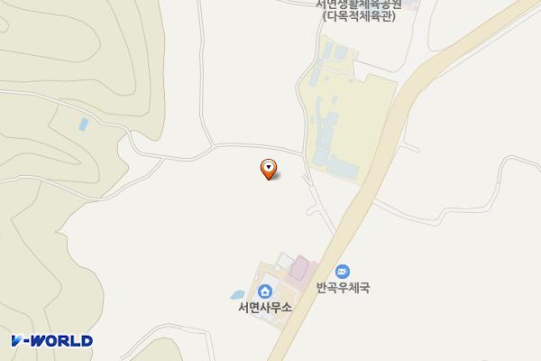 홍천서면 기초생활거점 위치 지도 — 강원특별자치도 홍천군 서면 팔봉산로 625-5
