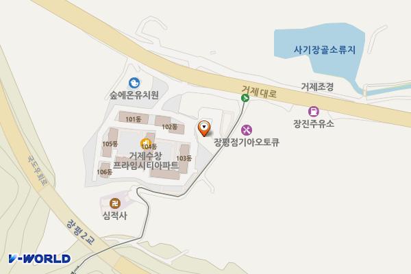 ㈜두리원 위치 지도 — 경상남도 거제시 거제대로 4943-8