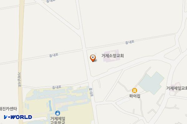 거제서정점현대자동차bluehands 위치 지도 — 경상남도 거제시 거제면 읍내로 104