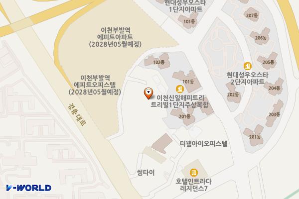 이천 미지프라자 위치 지도 — 경기도 이천시 부발읍 경충대로2110번길 14-1