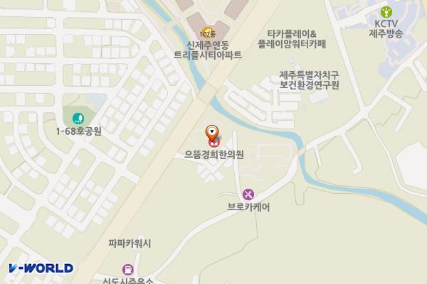 제주 아이에프빌딩 위치 지도 — 제주특별자치도 제주시 과원로 110