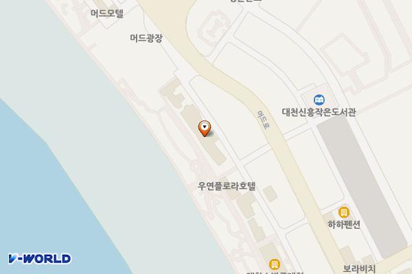 호텔 쏠레르(보령) 위치 지도 — 충청남도 보령시 해수욕장8길 28
