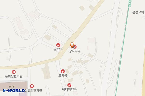 문산터미널타워(파주) 위치 지도 — 경기도 파주시 문산읍 문향로 72-1