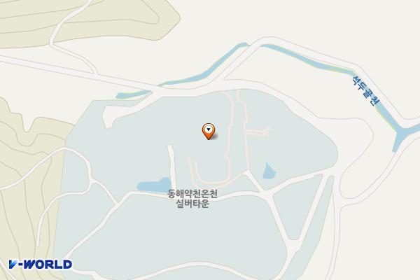 동해약천온천실버타운 위치 지도 — 강원특별자치도 동해시 석두골길 145