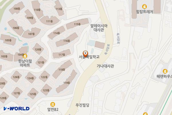 드림하우스 갤러리(용산) 위치 지도 — 서울특별시 용산구 독서당로29길 5-6