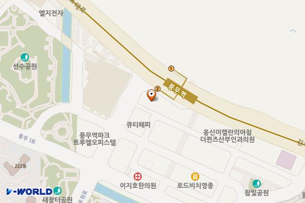 퍼스트블루(김포) 위치 지도 — 경기도 김포시 김포대로 709