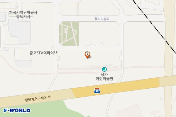 고덕STV지식산업센터(평택) 위치 지도 — 경기도 평택시 고덕면 도시지원1길 19