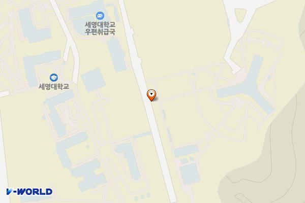 세명대학교(제천) 위치 지도 — 충청북도 제천시 세명로 65