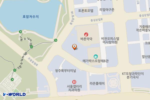 엘케이트리플렉스2(청주) 위치 지도 — 충청북도 청주시 청원구 오창읍 중심상업1로 20