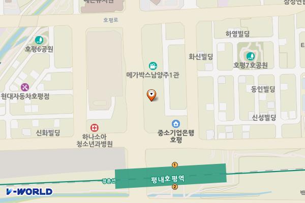 CH리베로빌딩(남양주) 위치 지도 — 경기도 남양주시 늘을2로 20