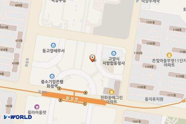 화정씨네마플러스(고양) 위치 지도 — 경기도 고양시 덕양구 화중로104번길 28