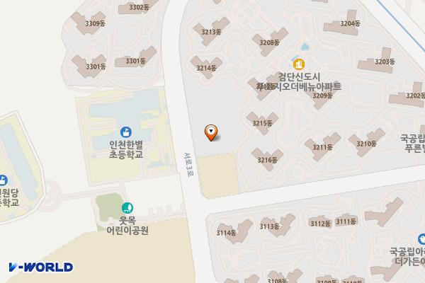 아르코(인천) 위치 지도 — 인천광역시 검단구 서로3로 198