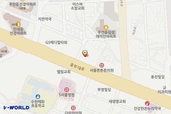 동양주차장(수원) 위치 지도 — 경기도 수원시 팔달구 중부대로 241