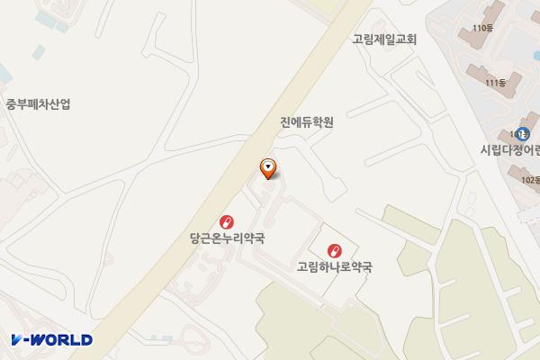 용인축산농협 종합청사 위치 지도 — 경기 용인시 처인구 고림로 140