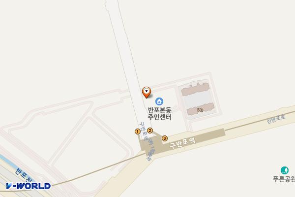 반포프라자종합상가(서초) 위치 지도 — 서울특별시 서초구 신반포로3길 8