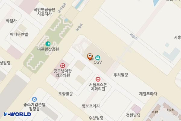 성담스퀘어(시흥) 위치 지도 — 경기도 시흥시 정왕대로 210