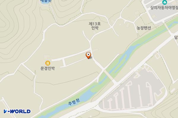 민박촌식당(청송) 위치 지도 — 경상북도 청송군 주왕산면 당마을길 11