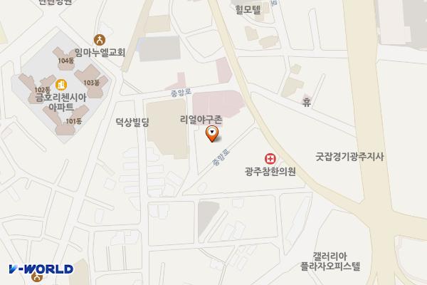 태현에스디(CGV경기광주) 위치 지도 — 경기도 광주시 중앙로 89