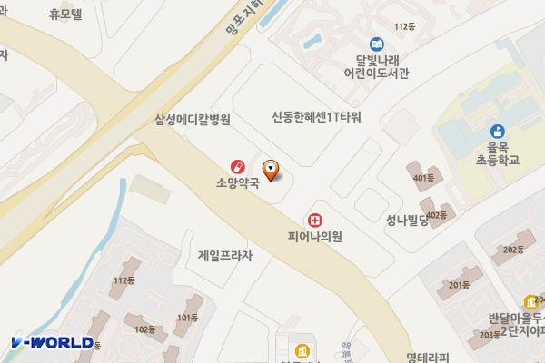 반월메디컬프라자(화성) 위치 지도 — 경기도 화성시 영통로 66