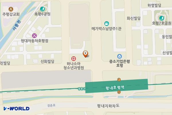 늘봄타워(남양주) 위치 지도 — 경기도 남양주시 늘을1로16번길 29
