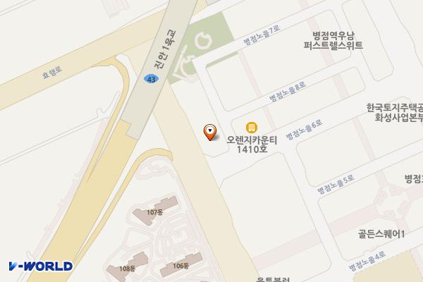 테라스엠 병점(화성) 위치 지도 — 경기도 화성시 병점노을7로 5